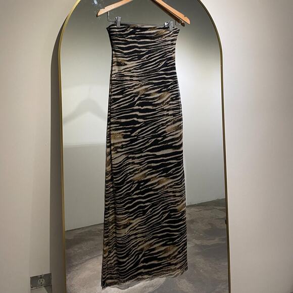 Animal Print Midi Dress - Picture 3 of 4